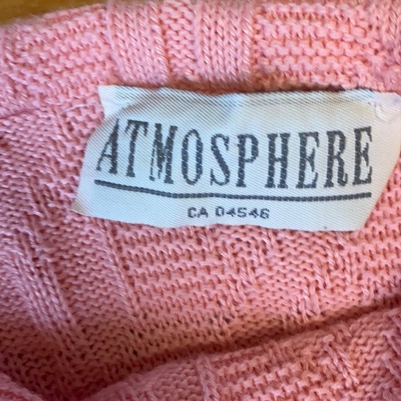 Vintage sweater Pink 3/4 Sleeve - Picture 4 of 6